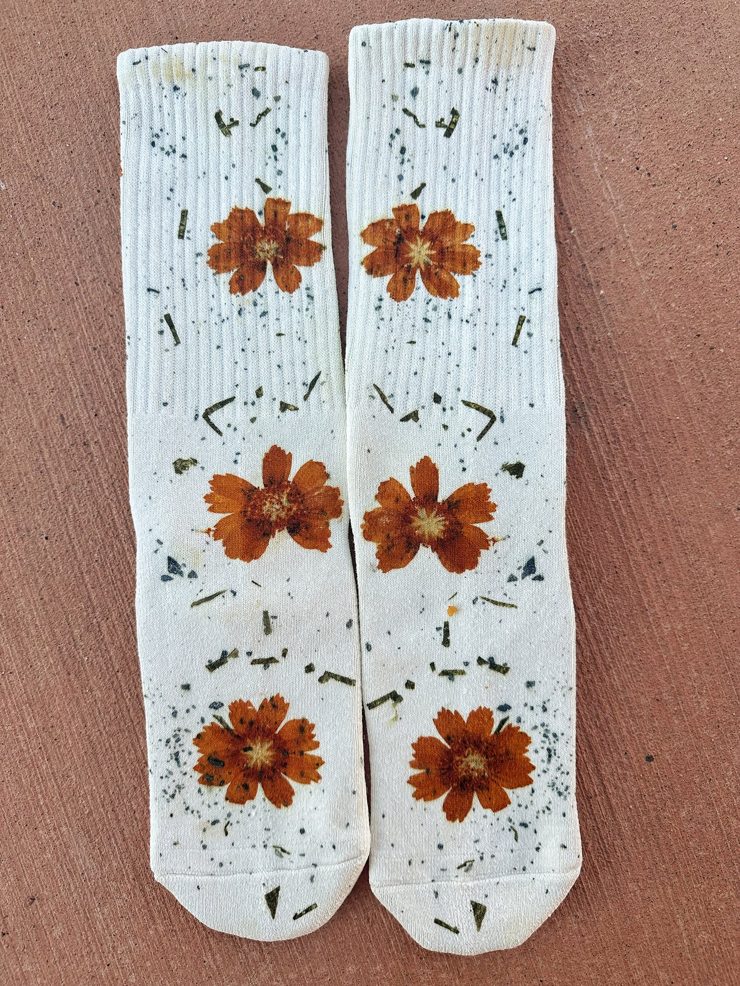 Fall Flower Socks